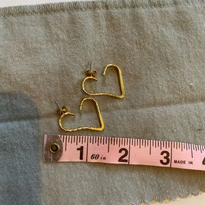 Vintage Avon heart earrings.